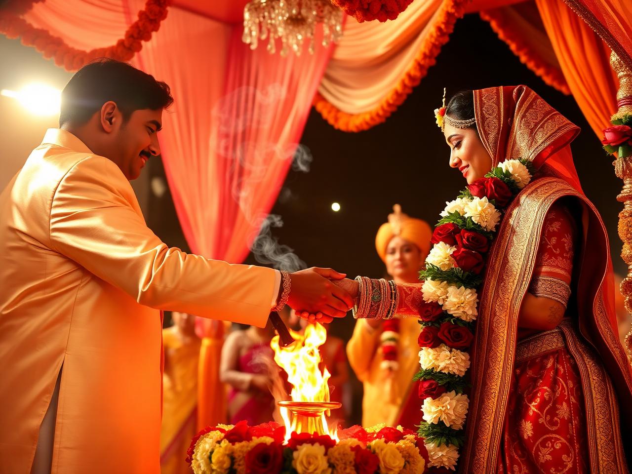 Traditional Hindu wedding havan ceremony in Melbourne